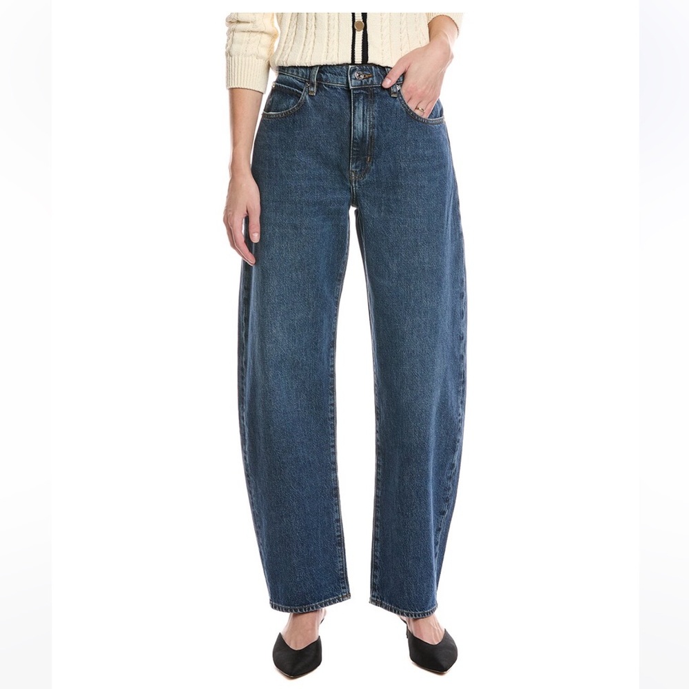 FRAME low slung barrel jeans NWT